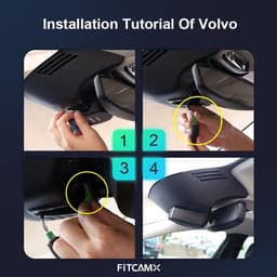 Dashcam voor Volvo S60 V60 2019-2022 - 4K UHD - OEM-stijl - WiFi App - G-sensor - 64GB — thumbnail 4