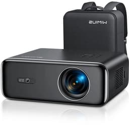 Wimius - Beamer - Projector Beamer - Projector 4k - 1080P - Automatische focus - met WiFi 6 en Bluetooth 5.2 - 600ANSI - Buiten- en thuisprojector - Zwart — thumbnail 2
