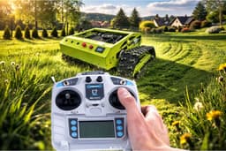 Grassor Robotmaaier Rups MultiForce 550T-G10A Armor - Hybride 550 mm - 2200W Generator, 2x900W — thumbnail 3