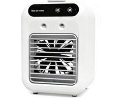 Draagbare airconditioner - elektrische desktopventilator - draagbare koelventilator - kleine airconditionerventilator voor huishoudelijk gebruik - watertank van 500 ml - langdurige spray - geschikt voor thuis, kamperen, auto, kantoor en meer.