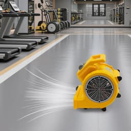 Archi Vloerdroger 250W – Ventilatie – Industriële Blower – 3 Snelheden – Timer Tot 120 Minuten – 220V EU – Geel — thumbnail 5