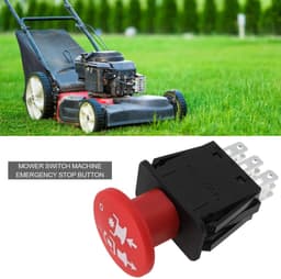 Dailygoods - PTO-schakelaar - Drukknop - Betrouwbaar en duurzaam - Geschikt voor grasmaaier - Noodstopfunctie - Eenvoudige installatie - Compatibel me... — thumbnail 4