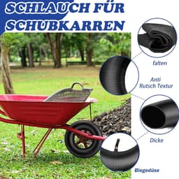 SnelShoppen - 2x Robuuste Slangen voor Banden, 4.10/3.50-4, Geschikt voor Tuin, Wheelbarrow, Handtruck, Grasmaaier, Natuurrubber, Hoge Druk — thumbnail 3