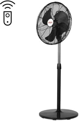 Staande ventilator ø50cm 75W met afstandsbediening zwart — thumbnail 4