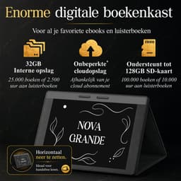 SwayTosh E-Reader Nova Grande – 7 inch 2026 – 32GB + Cloud Opslag – Ereader Met Luxe Hoes – Storytel-Ondersteuning – Schermverlichting en Nachtmodus – E Reader Voor Ebook & Luisterboeken – Met Oplader — thumbnail 5