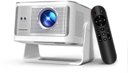 Golaro Beamer - Projector - Mini Beamer - Mini Projector - Draagbare Beamer 8K - Voice Control - Wifi - Wit - Afstandsbediening — thumbnail 1