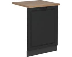 Vaatwasserfrontpaneel - Paneel Vaatwasser - Keuken Integratie - Naadloze Pasvorm - 60 cm breed - Antraciet