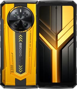 DOOGEE S300 Robuuste smartphone 5G - 6.78 inch FHD+ 120Hz - 48GB RAM - 512GB ROM - 9000mAh 45W - Android 16 - POC Walkie - mobiele telefoon - IP68/IP69K - Dual Sim - NFC GPS - Geel — thumbnail 1