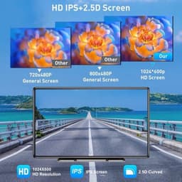 Navigatiesysteem Auto - Dashcam voor auto - GPS Navigatie - Draadloze - 2.5K DVR - Bluetooth Audio - ADAS Systeem - 9" - Achteruitrijcamera - Spraakbesturing — thumbnail 4