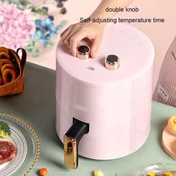 Heteluchtfriteuse Oven - Multifunctionele Frituurpan - Gezond Koken - Grote Capaciteit - 37 Liter - Groen — thumbnail 3