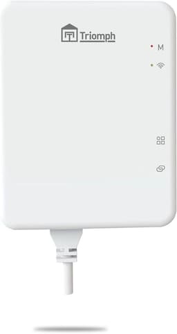 Slimme Thermostaat - Radiator Bediening - Temperatuur Regelen - App Bediening - 7.8 x 3.2 cm - Wit — thumbnail 1