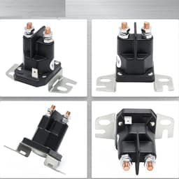 Grasmaaier Relais - Start Solenoïde - Motor Starten - Stevig ABS Materiaal - 6x6x8cm - Zwart — thumbnail 2