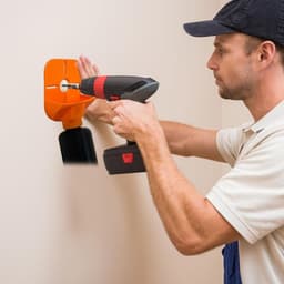 Boorstofvanger - Stofopvangbak - Schone werkplek - Praktisch flesontwerp - 10.5 x 8.3 cm - Oranje — thumbnail 4