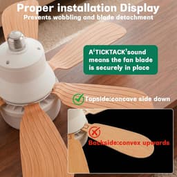 1 Plafondventilator met verlichting en afstandsbediening - 40W - 3 windsnelheden - 6 bladen - Dimbaar - Stille werking - Geschikt voor woonkamers en slaapkamers - Bladen met houtnerf — thumbnail 3