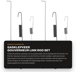 Dailygoods- Gasklepveer Set - 2x Terugstelveer - 2x Veer voor Snelheidsregeling - Voor GX140/GX160 - Metaal - Slijtvast - Motoronderdeel — thumbnail 1