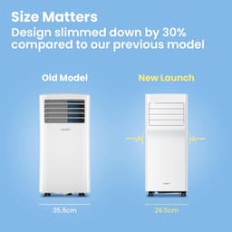 Mobiele Airco - Verkoeler - Ruimte Koelen - App Bediening - 7000 BTU - Wit — thumbnail 3