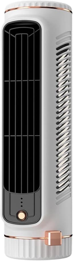 Persoonlijke Air Cooler - Mini Ventilator - Persoonlijke Koelte - Stille Werking 20dB - 11 cm Hoogte - Wit — thumbnail 1