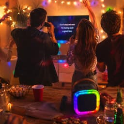MESA Musthaves - Karaoke Box - 2 Draadloze Microfoons - RGB Verlichting - Bluetooth Speaker — thumbnail 5