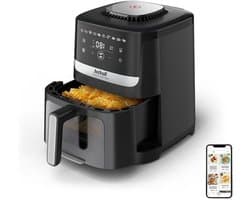 Airfryer XL - Friteuse Heteluchtoven - Gezond Koken - Stil en Zichtvenster - 5 Liter - Wit