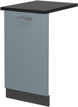 Vaatwasserfrontpaneel - Paneel Vaatwasser - Keuken Integratie - Volledig Geïntegreerd - 45 cm - Blauw-grijs — thumbnail 1
