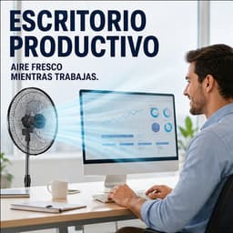 ITRONIQ Staande Ventilator 45 cm - Verstelbare Ventilator Tot 130 cm - 3 Snelheden - Timer 7,5 Uur - Oscillerend - Zwart — thumbnail 5