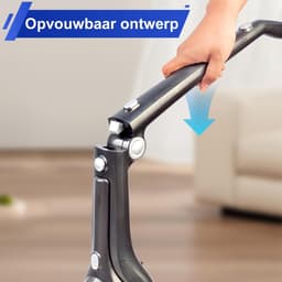Draadloze Steelstofzuiger - Krachtige Stofzuiger - Huis Schoonmaken - 4-in-1 Functionaliteit - 100 cm - Rood — thumbnail 5