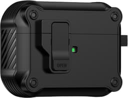 Mobigear Hoesje geschikt voor Apple AirPods Pro 2 Hardcase Hoesje | Mobigear Armor Clip - Zwart — thumbnail 1