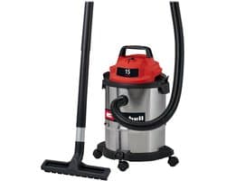 Einhell Elektrische Nat-/Droogzuiger TC-VC 1540 S - 900 W - 180 mbar - 15 L - 1,5 m zuigslang - Incl. diverse accessoires