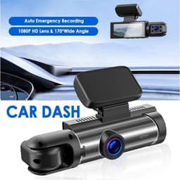 Dashcam Auto - Dashboardcamera Rijcamera - Veilige Ritten - Dubbele Camera Opname - 1080p Full HD - Zwart — thumbnail 3