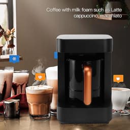 Koffiezetapparaat - Warme Dranken - Thuis Gebruik - LCD Touchscreen - 7 Kops - Zwart — thumbnail 5