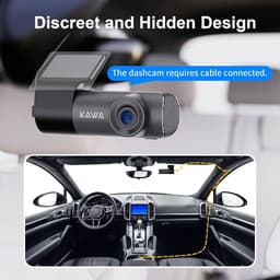 Dashcam voor Auto - Mini Formaat - 2K Resolutie - WDR & Nachtzicht - Voor Rijveiligheid — thumbnail 2