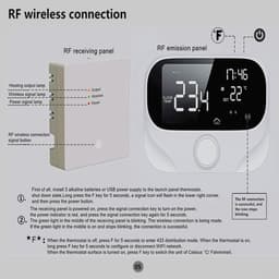 Slimme Thermostaat - Boiler Controller - Verwarming Regelen - App Bediening - 118 mm - Wit — thumbnail 5