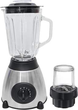 Keukenmixer Keukenmachine - Multifunctionele Blender - Maaltijden Bereiden - Dubbel Gebruik - 1.5 Liter - Zwart — thumbnail 1