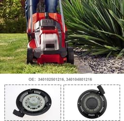 Dailygoods - Grasmaaier Terugslag Starter Vervanging - Grasmaaier Accessoire - Duurzaam Metaal - 170 mm Gatenafstand - Voor Hecht Grasmaaiers - 1x Ter... — thumbnail 4