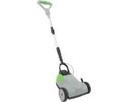 Elektrische Grasmaaier - Snoerloze Grasmaaier Pushmaaier - Gazon Onderhoud - 3 Maaihoogtes - 21 cm Snijdiameter - Grijs
