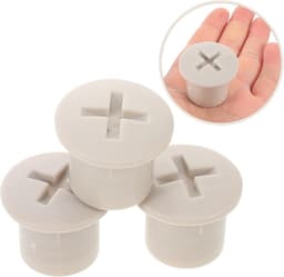 4 Stuks Glijbaan Bevestiging Schroef Doppen Kunststof Bevestiging Reserveonderdelen Voor Glijbaan Accessoires Uitrusting Cap Grijs — thumbnail 4