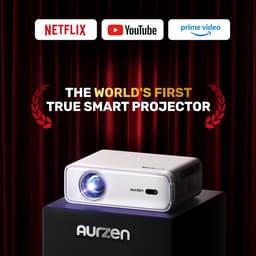 Mini Videoprojector - 4K - Autofocus en Keystone Correctie - Draagbaar en Wifi - Voor Thuisbioscopen — thumbnail 2