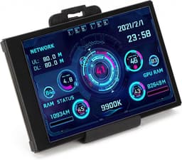 SnelShoppen - 3.5 Inch IPS Computer Temperatuur Monitor, PC Sensor Paneel Display, CPU RAM HDD Gegevensmonitor, Netwerksnelheid, Weersvoorspelling, Aa — thumbnail 1