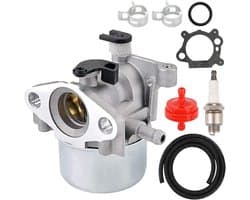 SnelShoppen - Carburetor Kit voor 4 Cycle Grasmaaier Generator met Bougiekabel, Seals, Brandstoffilter - Vervangt 790845 799871 799866 796707 794304