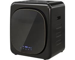 TEKROA® Luchtdroger - met timer en slim programma voor een lading van 4 kg - gemaakt van roestvrij staal en ABS -48x40x56 cm - zwart