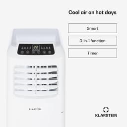 Mobiele Airco - Koelventilator Ontvochtiger - Ruimte Koelen - Energie-efficiëntieklasse A - 7000 BTU - Wit — thumbnail 5