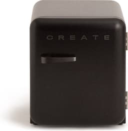 CREATE - Koelkast in retrostijl - Zwart - Handvat Zwart - FRIDGE RETRO 48L — thumbnail 1