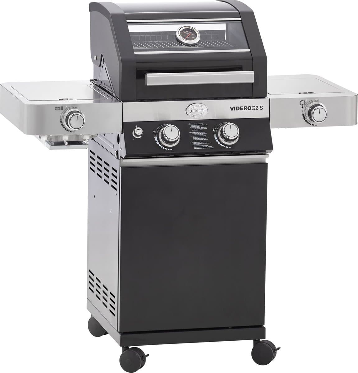 Rösle Barbecue - Barbecue Gas Videro G2-S Vario 30 mbar - Roestvast Staal - Zwart — afbeelding 1