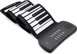 MikaMax Oprolbaar Keyboard – Digitale Piano – 61 Toetsen – 16 Instrumenttonen – Opname Functie –  Ingebouwde Luidspreker – Incl. Opbergtas – Roll Up Keyboard — thumbnail 3