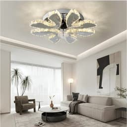 Plafondventilator met Verlichting - Plafonniere Met Krachtige Ventilator, Afstandsbediening en App Bediening - Modern Design Slaapkamer - 7 Bladen — thumbnail 3