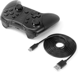 Draadloze Pro Controller - Geschikt voor Nintendo Switch Controller - Turbo Knop - Controllers geschikt voor Nintendo Switch, Nintendo Oled en Nintendo Switch Lite - Wit — thumbnail 2