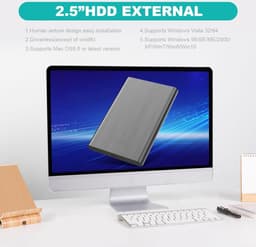 Harde schijf extern - Harde schijf - 1TB - Draagbaar - Externe harde schijf - Must have voor al uw extra foto's en bestanden! — thumbnail 5