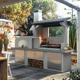 Buitenkeuken met pizzaoven Antille Palazzetti — thumbnail 2