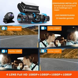 Stellar Dashcam - Luxe Dashcam voor Auto - Lens Dashcam - Autocamera - Loop Recording - Nachtzicht Dash Cam - 080P Full HD - 256GB - 150° groothoek — thumbnail 2