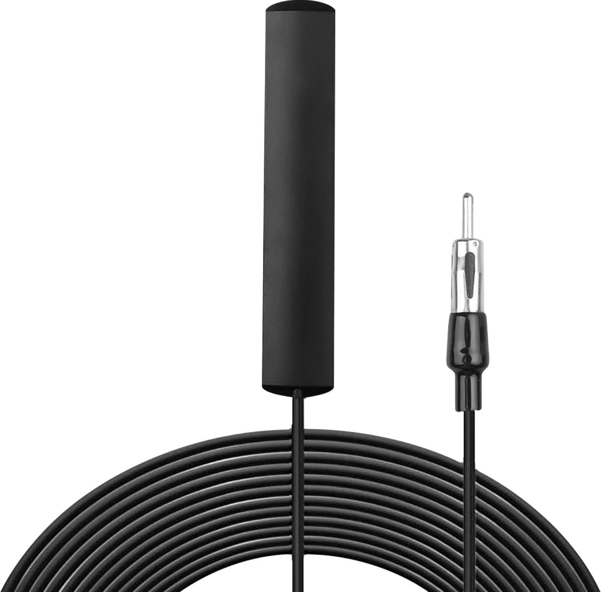Universele FM/AM Radio Antenne voor Auto - Autoradioantenne met raam montage - 85~112MHz - 5 meter — afbeelding 1